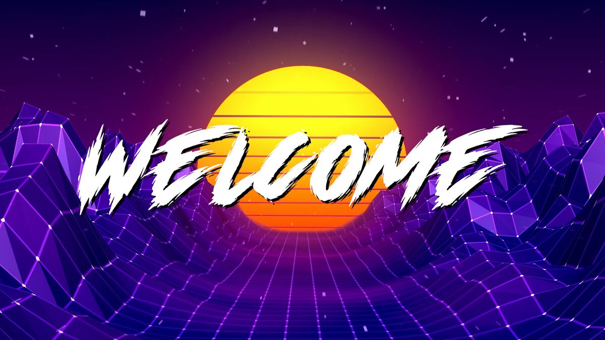 Retrowave Geomountains Countdown image number null